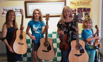 More Play It Forward! Instruments Presented to Fiddle & Pick Musical Heritage Center