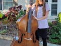 Emma H is learning to play on her upgraded bass!  (Nov 2025)