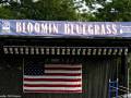 New stage banner for Bloomin' Bluegrass Festival 2016. Photo by Bob Compere.