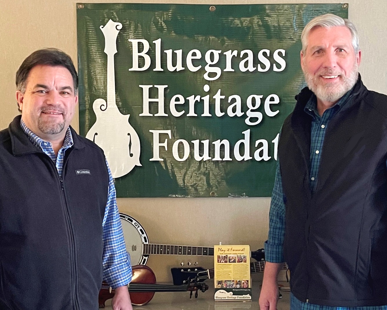 The Kentucky School of Bluegrass & Traditional Music becomes an affiliate of the BHF Play it Forward! program (Jan 2022)