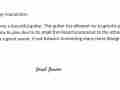Jacob Jander thank-you note