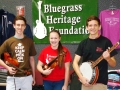 Acoustic Music Camp scholarships 2014 Chad Bekarian - Maddie Smith - William Roberts