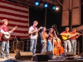 First Class Bluegrass Band onstage at Farmers Branch 2013 - with Genzels and Smith (photo by TomBarber)