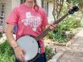 Hannah B starts on banjo (June 2025) ©Julie Tompkins