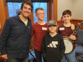 Noam Pikelny with students at BHF-sponsorsed Hatfield Music Banjo Workshop (Jan 2023)