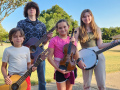 Greyson, Adrian, Sophia, and Hailey - a new family band?! (Aug 2023)