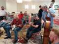 Fan jam with Lonesome River Band at Bluegrass Heritage Festival 2021 (by Chris Jones)