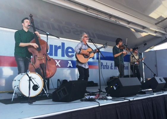 Sgt Pepper's Lonely Bluegrass Band in Burleson 10-8-2016. Photo by Mark Porter.