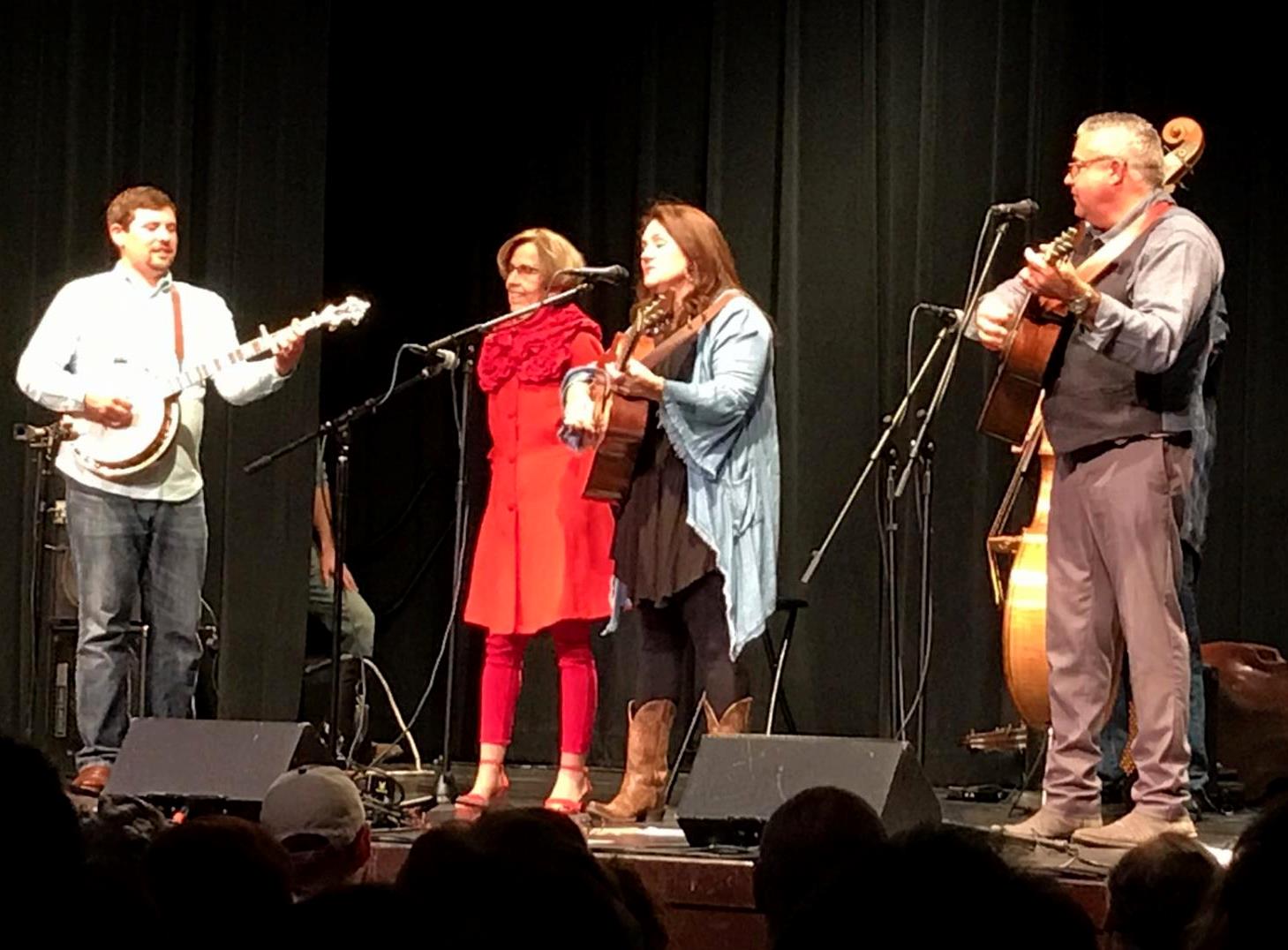 Shirley Owens 84th birthday in McKinney 2019 with Kenny & Amanda Smith (by Leigh Taylor)