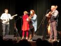 Shirley Owens 84th birthday in McKinney 2019 with Kenny & Amanda Smith (by Leigh Taylor)