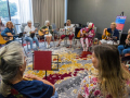 Ladies-Only Jam at Farmers Branch Bluegrass Festival 2025 (by Nate Dalzell)
