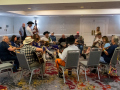 Jamming with Kody Norris Show at Farmers Branch Bluegrass Festival 2025 (by Nate Dalzell)