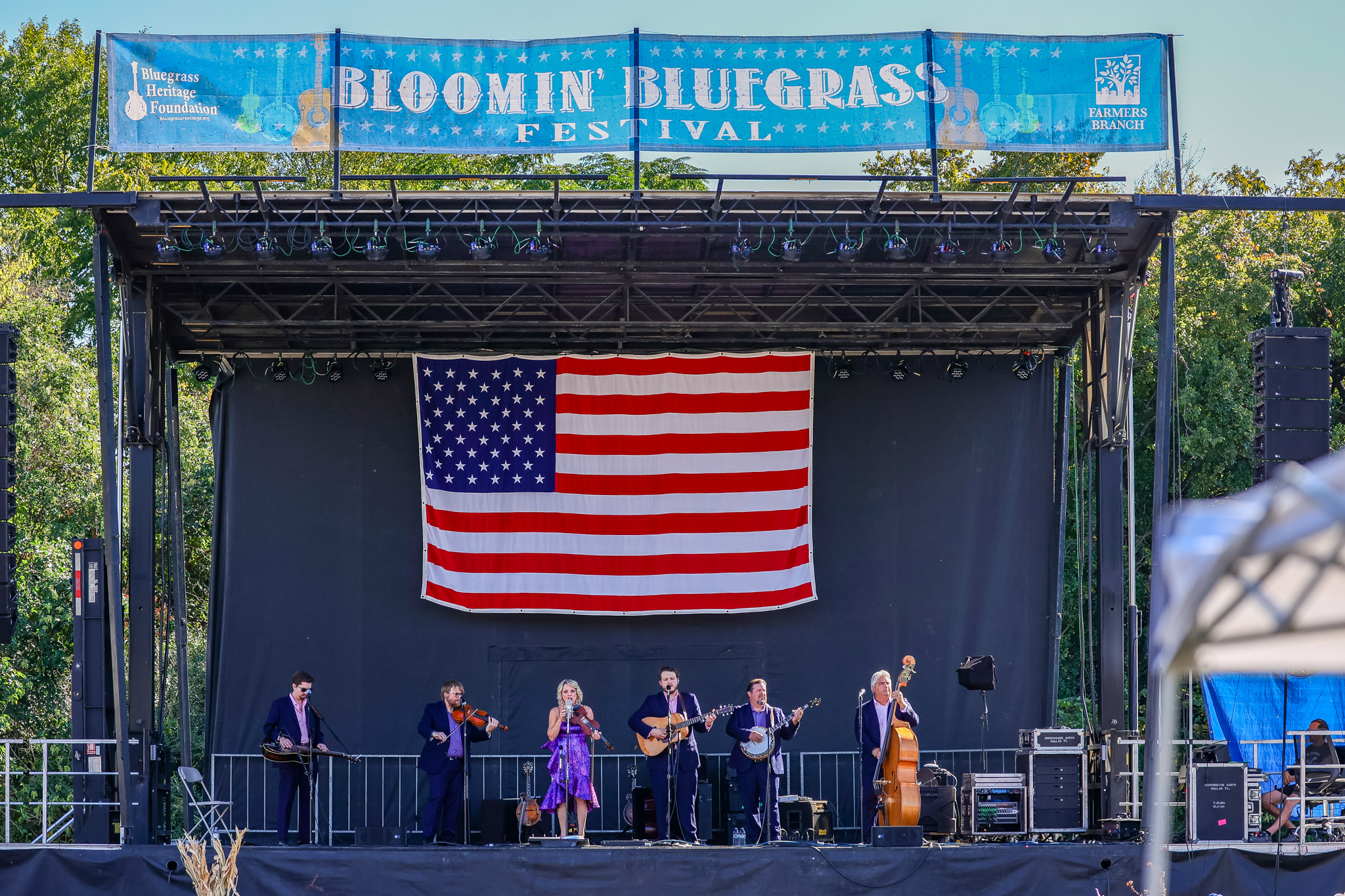 Rhonda Vincent & the Rage at Bloomin Bluegrass 2024 (by Randy Watkins)