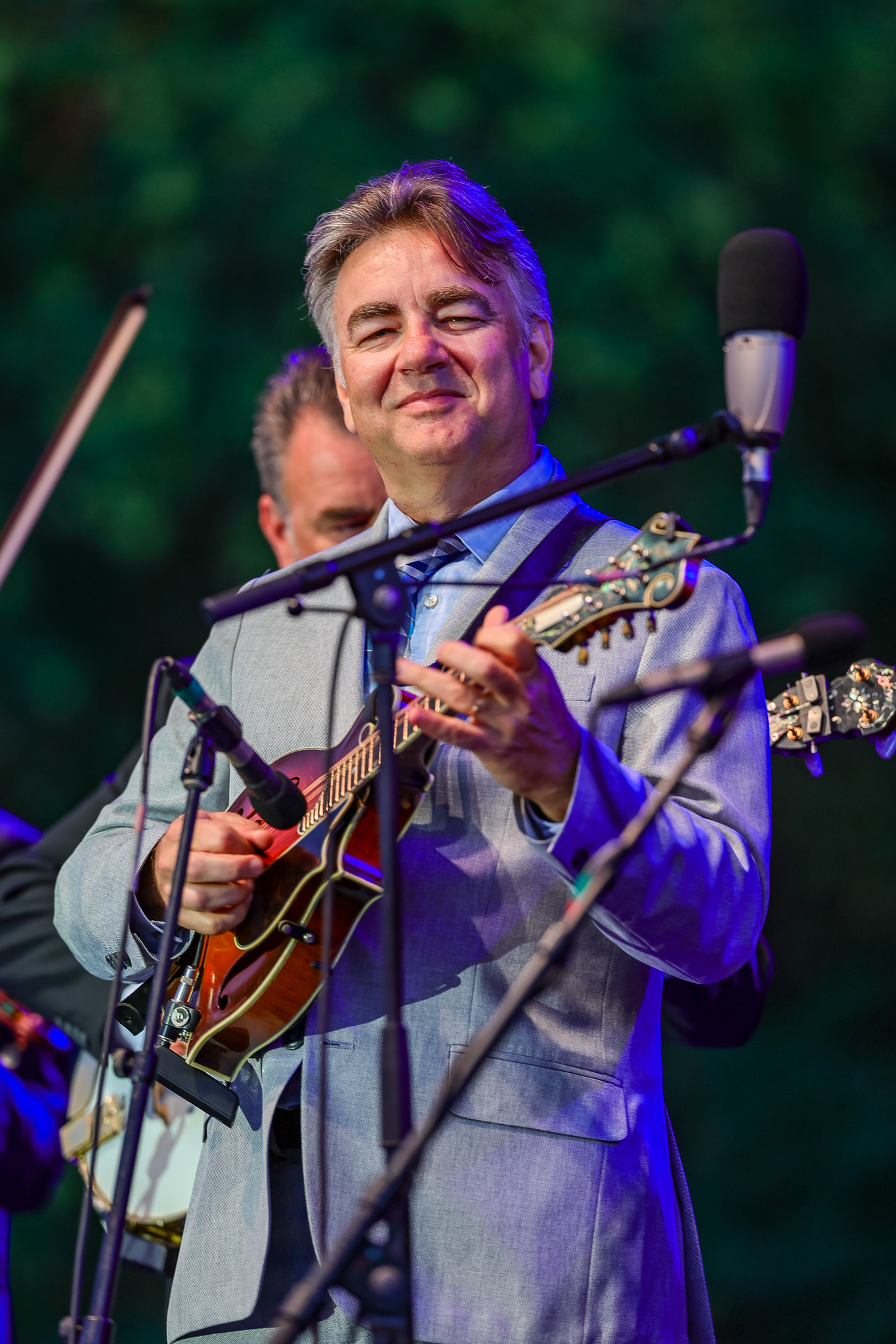 Ronnie McCoury at Bloomin Bluegrass 2024 (by Randy Watkins)