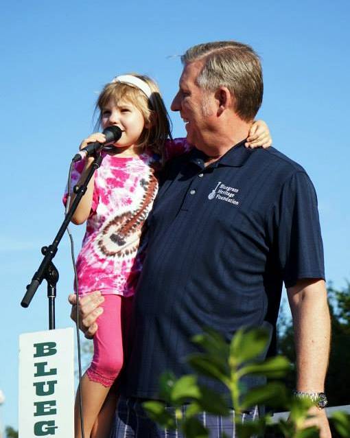 Alan & Jessica Tompkins at Bloomin' Bluegrass Festival 2015. Photo by Bob Compere