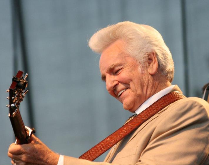 Del McCoury at Bloomin' Bluegrass Festival 2015. Photo by Mike Devaney.