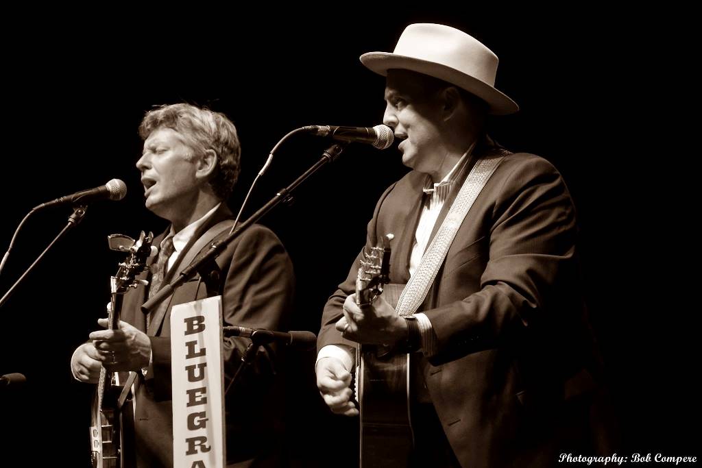 Eric & Leigh Gibson at Bloomin' Bluegrass Festival 2016. Photo by Bob Compere.