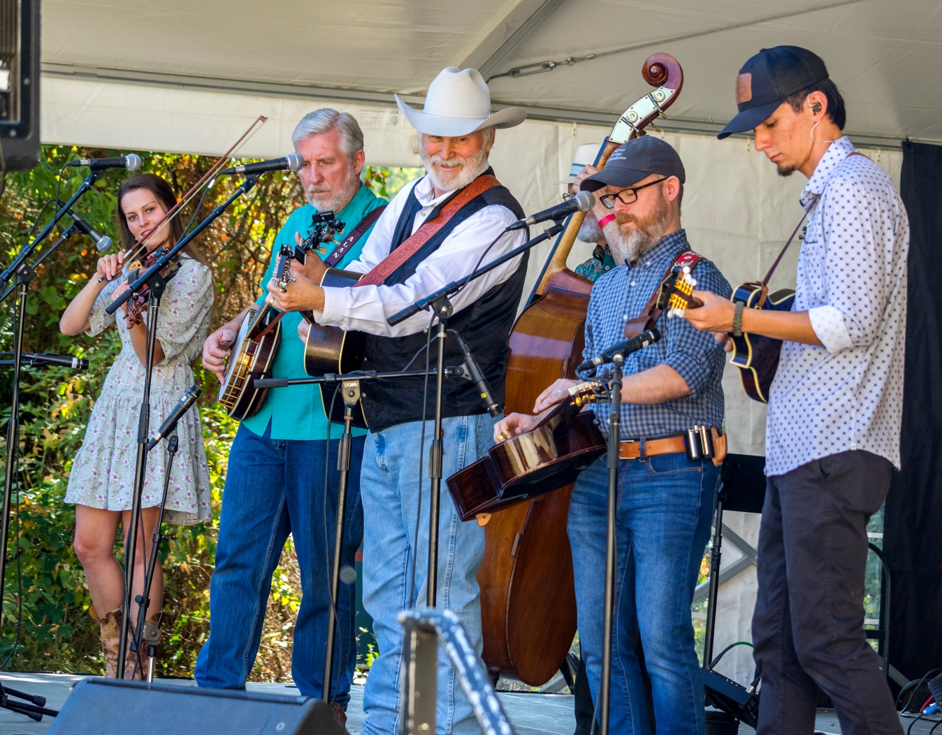 Bobby Giles & Texas Gales at Bloomin Bluegrass 2024 (by Nate Dalzell)
