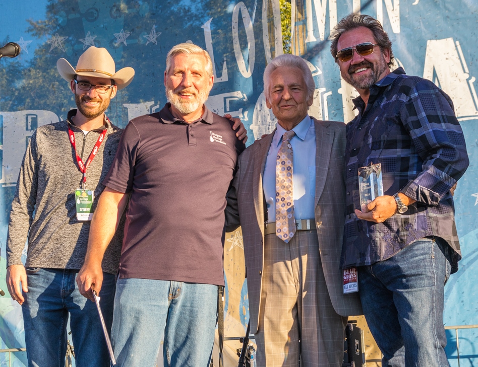 Dan Tyminski Bluegrass Star Award Presentation 2021 (Nate Dalzell)