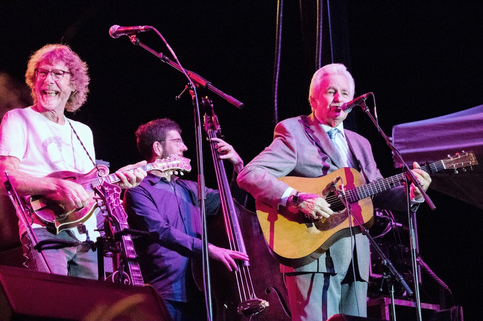 Del McCoury with Sam Bush Band, Bloomin' 2019 (Nate Dalzell)