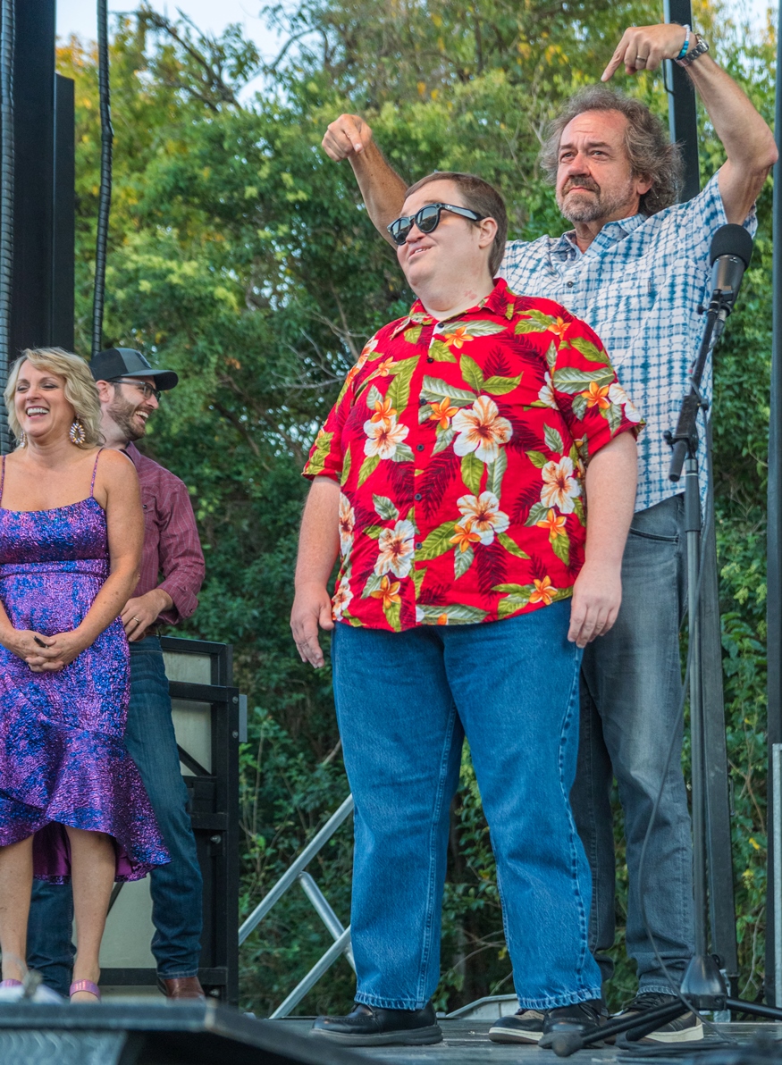 Michael Cleveland and friends at Bloomin Bluegrass 2024 (by Nate Dalzell)