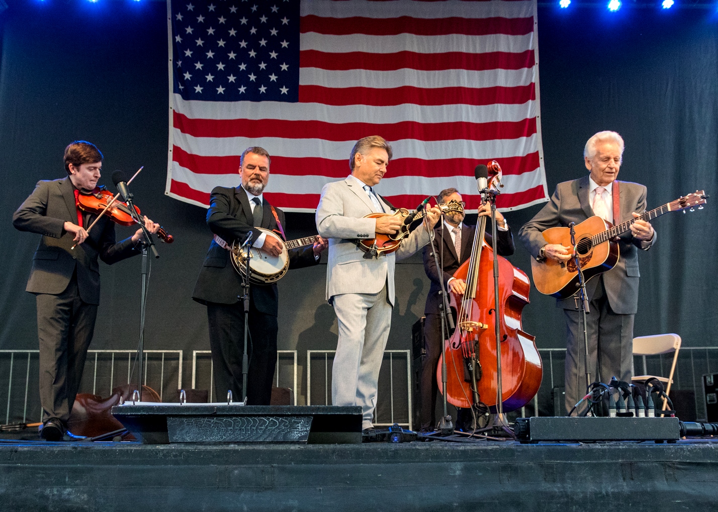 Del McCoury Band at Bloomin Bluegrass 2024 (by Nate Dalzell)