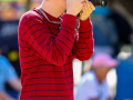 Nate Dalzell at Bloomin Bluegrass 2024 (by Randy Watkins)