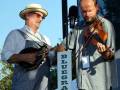 Mike Compton & Shadd Cobb of Helen Highwater at Bloomin' Bluegrass Festival 2015. Photo by Bob Compere
