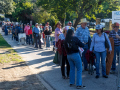 Lined up at Bloomin Bluegrass 2024 (by Nate Dalzell)