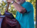 Alan Tompkins at Bloomin Bluegrass 2024 (by Nate Dalzell)