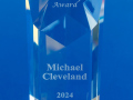 Bluegrass Star Award for Michael Cleveland, Bloomin Bluegrass 2024 (by Nate Dalzell)