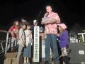 Raffle time for some excited young ladies at Bloomin' Bluegrass Festival 2015. Photo by Derrick Birdsall.