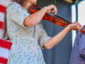 Hailey Sandoz Darwin at Bloomin Bluegrass 2024 (by Randy Watkins)