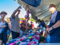 The Bluegrass Heritage Foundation tent at Bloomin\' 2023 (Nate Dalzell)
