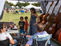 Future bass players negotiate with Guarneri House, Bloomin\' 2023 (Nate Dalzell)