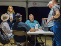 Post-show meeting of the bored (and tired). Bloomin' 2022 (Nate Dalzell)