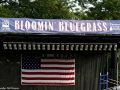 New stage banner for Bloomin' Bluegrass Festival 2016. Photo by Bob Compere.