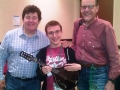 Backstage with Marty Raybon, Braeden Paul, and Adam Steffey at Lone Star Fest 2015.