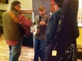 Ron Block and Kenny Thacker jamming in the lobby at Lone Star Fest 2015. Photo by Danny Logan.