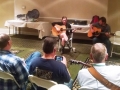 Sophia Johnson and Keith Garrett teach the Guitar Workshop at Lone Star Fest 2015.