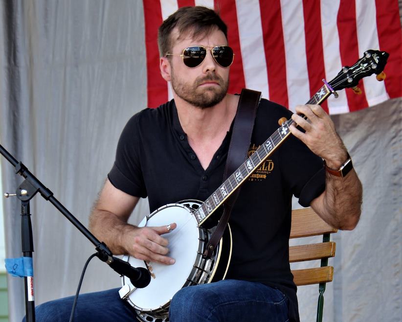 Banjo Contestant Dr. Gregg Welty (c. G. N. Hancock)