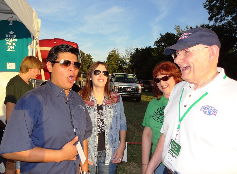 Chris Luquette, Lucas White, Kirsten Elizabeth, Susie Seace,and Sid White at Farmers Branch 2014