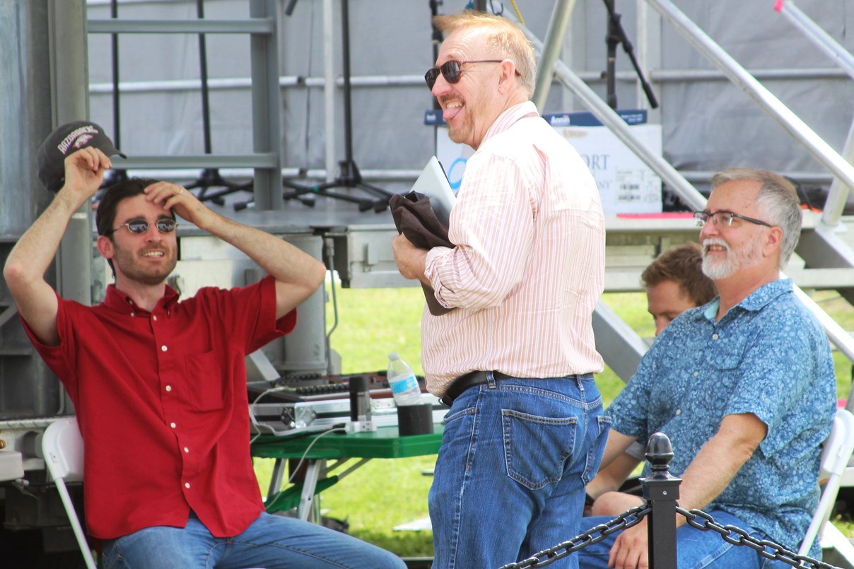 Robert Hough, Gerald Jones, and Cliff Fitch at Wylie 2018
