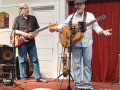 Dennis Parker & Alan Tompkins at Allen Heritage Village 10-4-2025 (by Julie Tompkins)