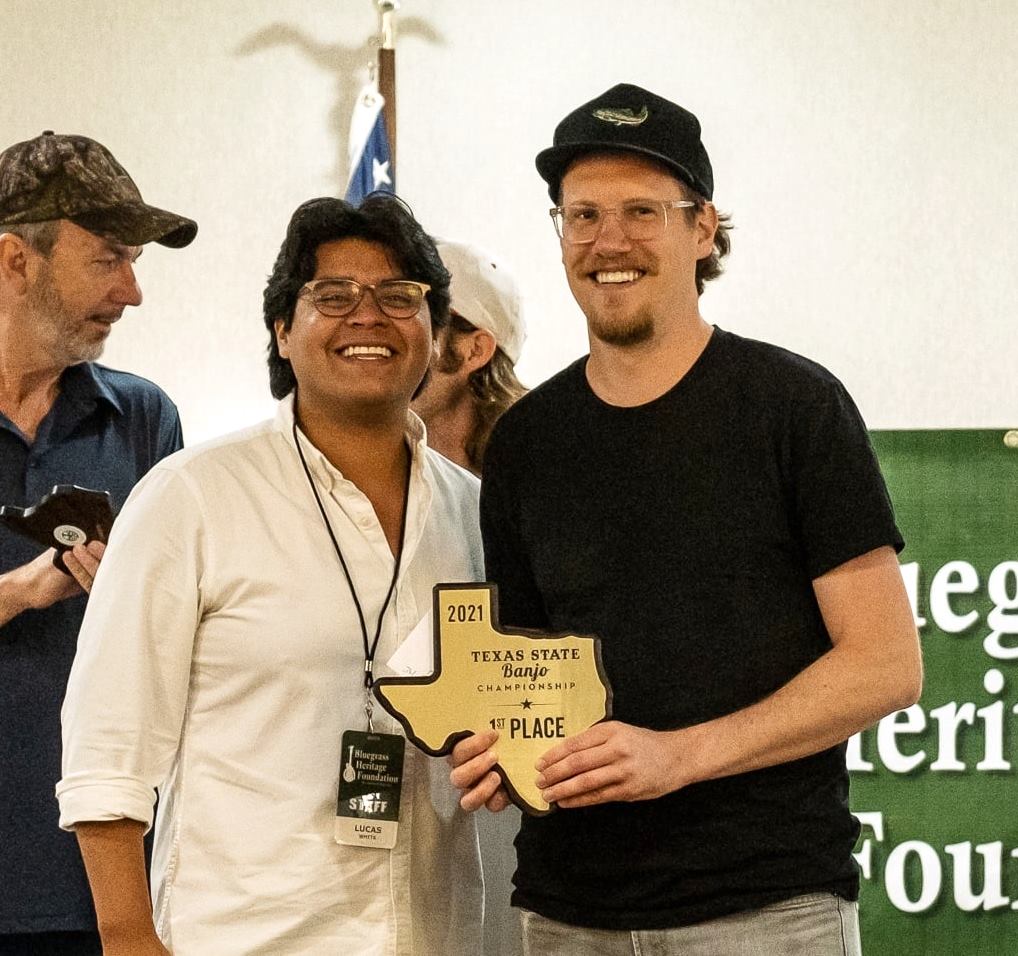 2021 Texas State Banjo Champion Sterling Masat (by Kirsten White)