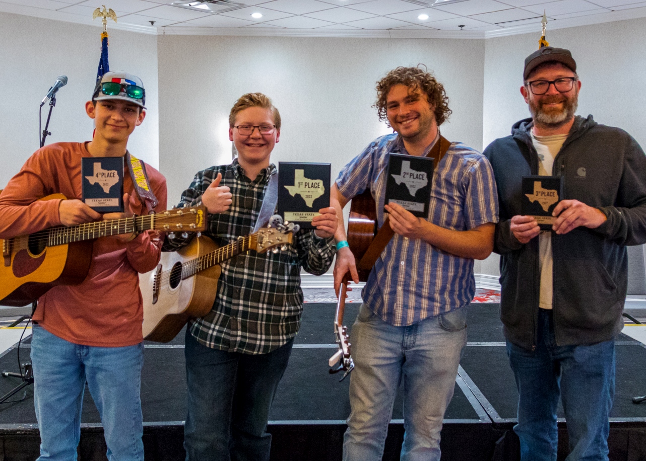 2022 Texas Guitar Champions.  Photo by Nate Dalzell.