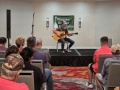 2025 Texas Guitar Championship Contestant Scott Owen in competition (by Alan Tompkins)