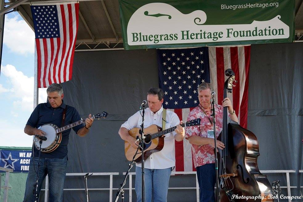 Steve Huber, John R. Bowman, and Alan Tompkins of Texas & Tennessee at Wylie Jubilee 6-28-2015 (by Bob Compere)
