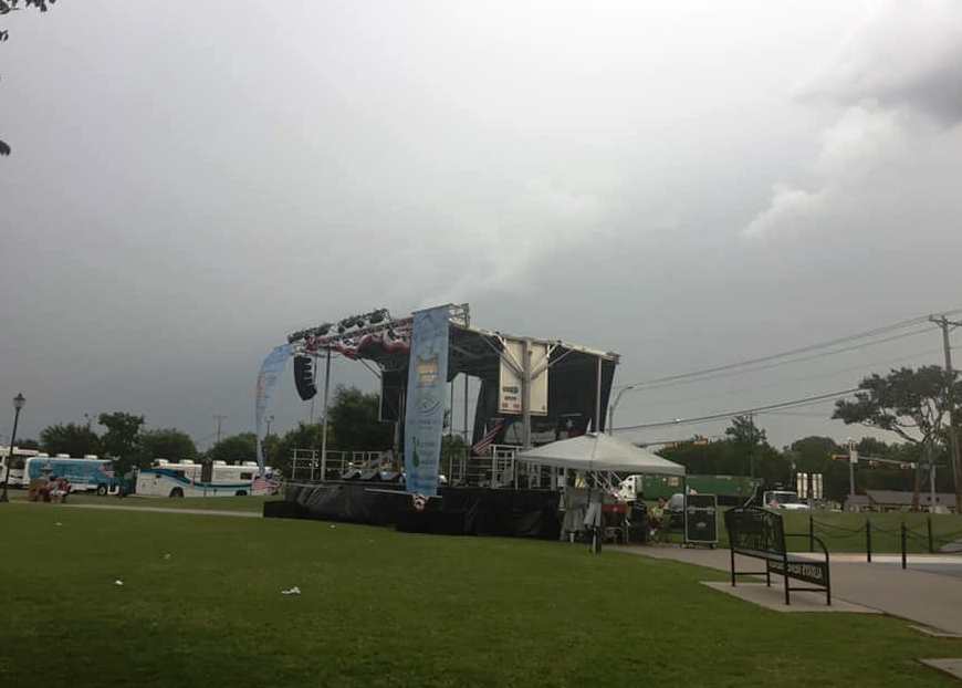 Scary times and a 3-hour rain delay at Wylie Jubilee 2019.  ©Melody Hendrix