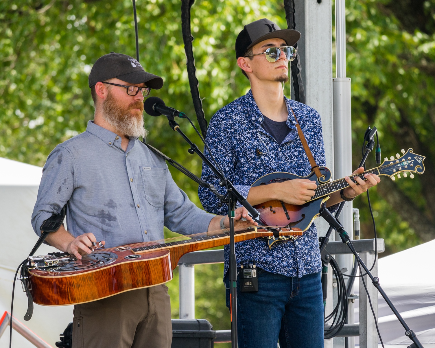 Scott Owen and Sam Smith of Bobby Giles & Texas Gales at Wylie Jubilee 2024. ©Nate Dalzell